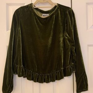 LIKE NEW Johnny Was velvet top